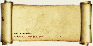 Avram Belobabić vizit kartica